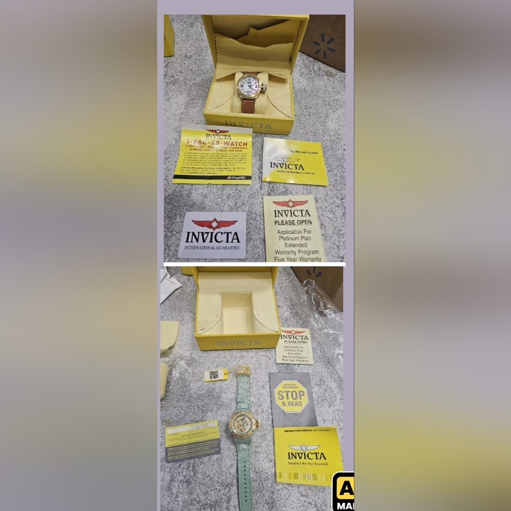 2 invicta womens diver automatic watch Brand New Inbox "UNTESTED"